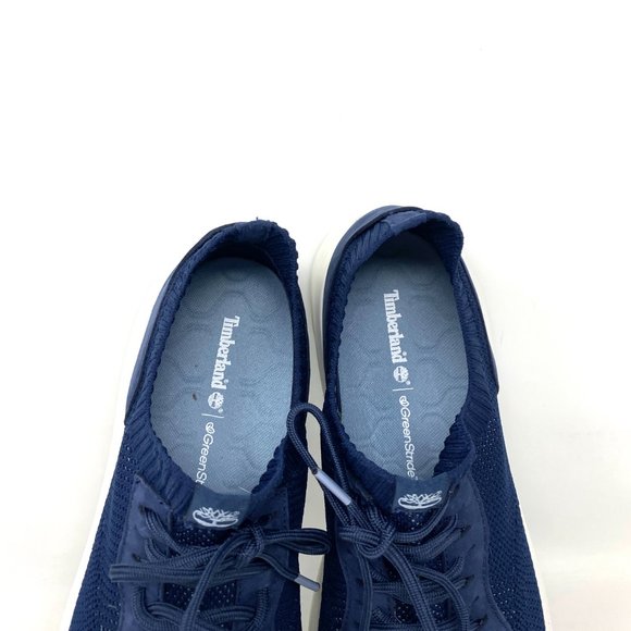 💖MEGA SALE💖TIMBERLAND MEN'S A2Q77 019 BRADSTREET ULTRA OXFORD NAVY KNIT Soft - Picture 4 of 11